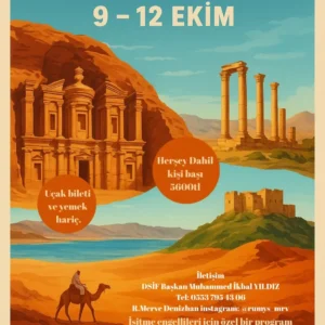 Sessiz Ürdün Gezisi 9-12 Ekim 2026
